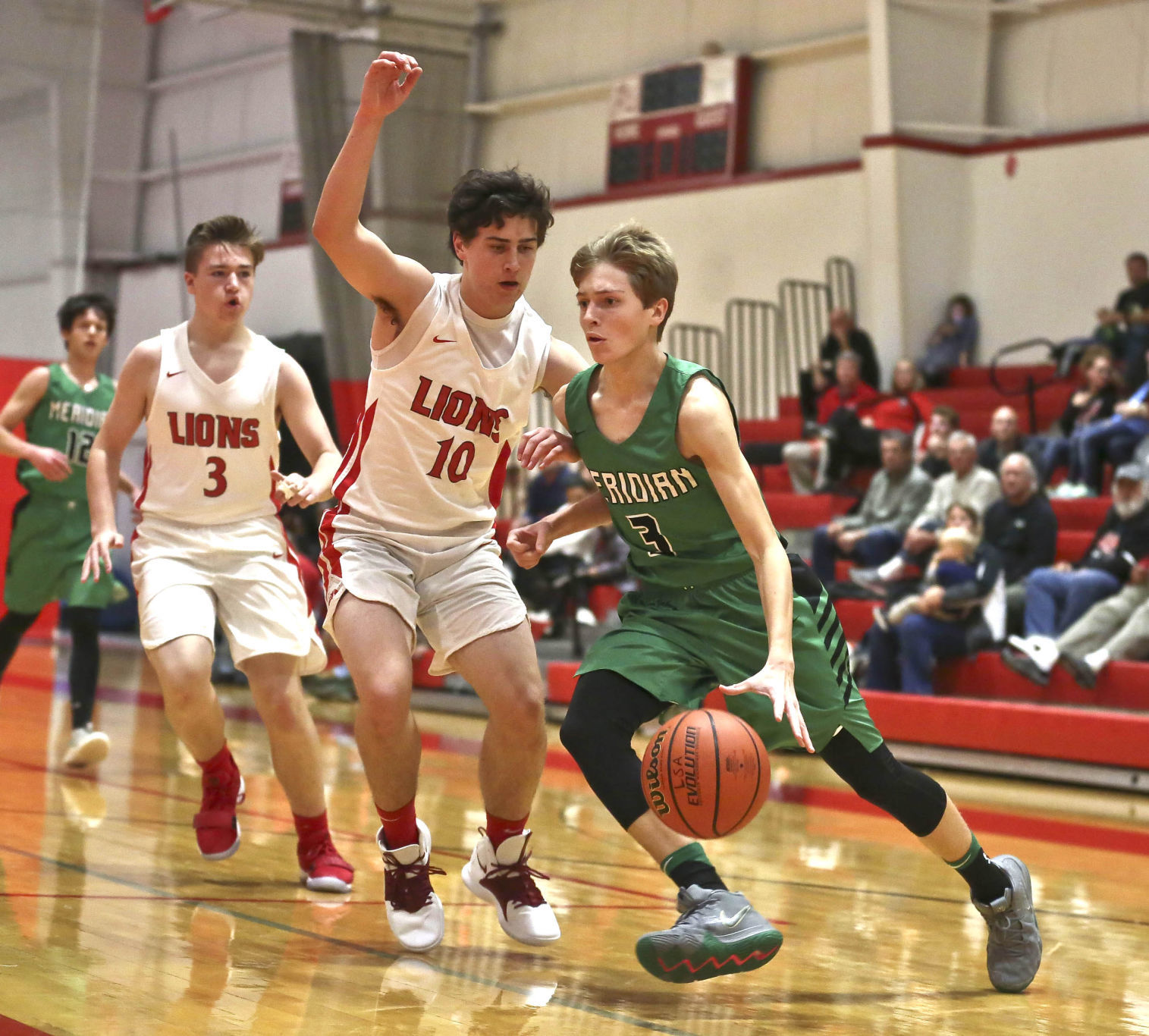 Second team — Garret Meisenhelter (Sr., G), Meridian